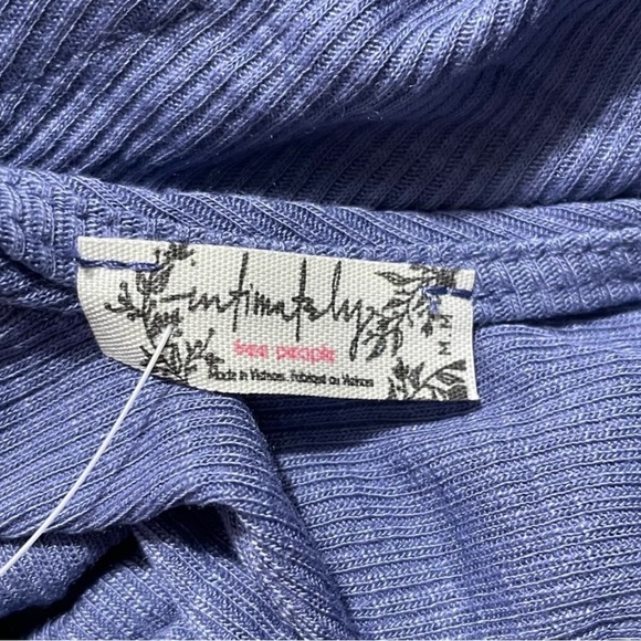 NWT FREE PEOPLE Dani Tank in Dusty Iris Purple - Medium - Picture 4 of 8